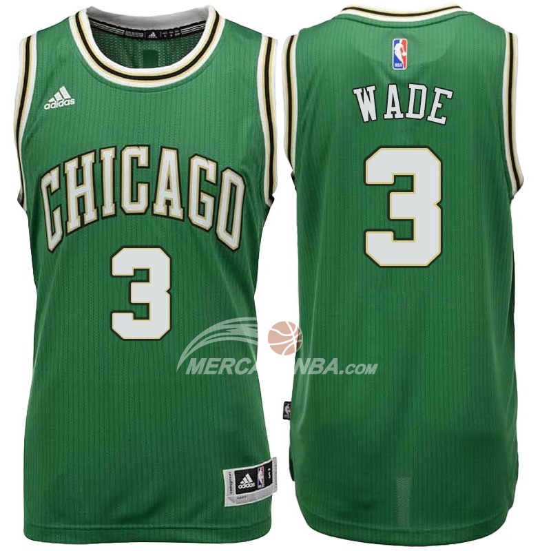 Maglia NBA Wade Chicago Bulls Verde